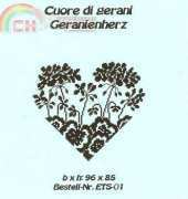 Elisa Tortonesi ETS-01 - Siess-Geranienherz/Cuore di gerani
