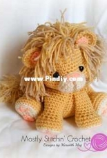Lion by Mostly Stitchin Crochet Designs by Meredith May - English