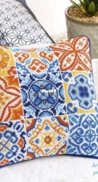 African Charm - Moroccan Tiles by Fiona Baker from Cross Stitch Crazy 219