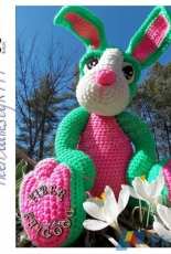 Fiber Doodles - K4TT - Bubba the Easter Bunny