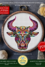 Awesome Pattern Studio - C229 - Mandala Bull XSD + PCS