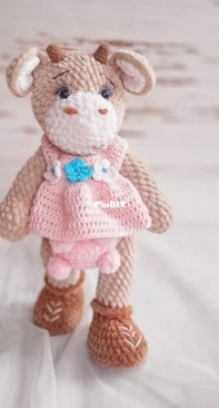 Knitted Toy Zoo - AnnaCrochetAmigurumi - Anna Prishchenko/Prishenko - Cow