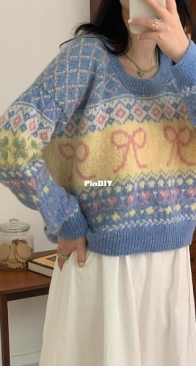 cozyribbon sweater - morae kint - English - with working links