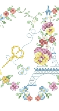 Les Brodeuses Parisiennes LBP - Coeur de Paris free XSD + PCS