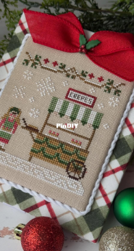 Country Cottage Needlework - Christmas Market crepe cart PCS