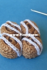 Crochet Cake Sachets and Copacetic Crocheter -Normalynn Ablao-  Cinnamon Rolls - Free