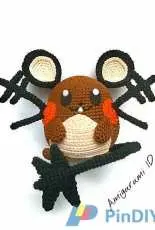 Amigurumi ID - Ikrom Dian - Pokemon - Amigurumi Dedenne - Free