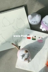 Big Bebez - Yun Young Lee  - The Tong Tong Beige White Cat