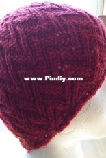 Herringbone Toque by Christine Guest