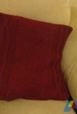 Drop of Red Wine Pillow by Doris Lowman-Free