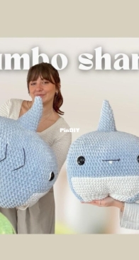 Crochet by Janina - Janina - Jumbo Chonky Shark