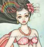 HAED HAECVN 5263 Tropical Flower by Caron Vinson