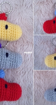 Crochet at Teris - Teri Hamilton - Stegosaurus Keychain - Free