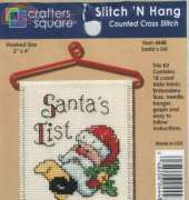 Needle Magic Inc. NMI Stitch N Hang 4448 - Santas List