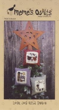 Design Company Inc. - Memes Quilts - MQCS-Book 4 - Love, Joy and peace