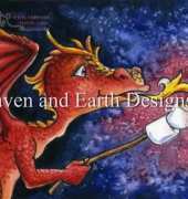 HAED - HAELV 2853 Marshmellow Dragon by Lisa Victoria