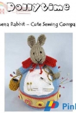 Dollytime - Rowena Rabbit - Cute Sewing Companion by Wendy Phillips - French
