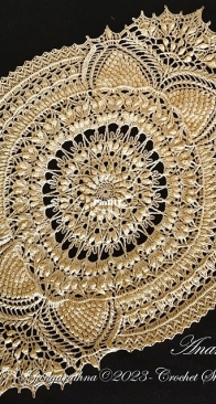 Crochet Shelters - Gangarathna Bhat - Anarva Doily - English and Russian