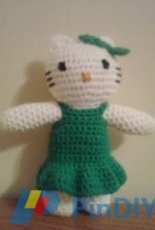 Crochet Fanatic - Christjan Bee - Hello kitty dressed up  - Free