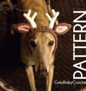 GreyBabyCrochet-  Melissa Douthwright- Deer antler