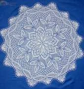 knitted doilies - my work