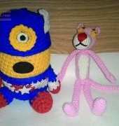 minion and pink panther