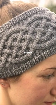Celtic Roots Headband by Melissa Burke - Apiary Knits