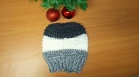 Gray to White Beanie