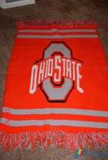 Ohio State Afghan