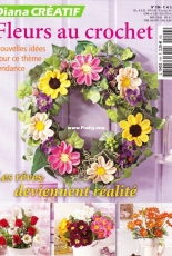 Creative Diana - Issue 194 Crochet Flowers - French