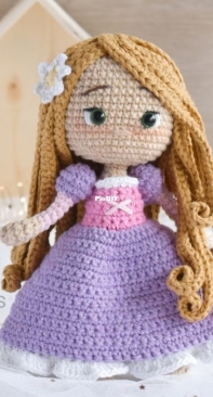 Happy Cactus Crochet - Fairytale Princess - Rapunzel