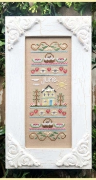 Country Cottage Needleworks CCN - Sampler of the Month - June PCS