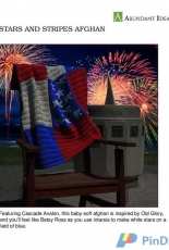 Stars And Stripes Afghan by Linda Lynn/ Abundant Yarn -Free