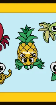 Cross Stitch Quest - Bugsnax - free
