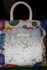 Button Sensory Bag - My work