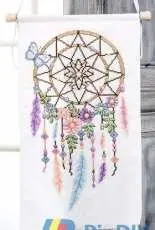 Delightful Dreamcatcher by Amanda Gregory from The World of Cross Stitching TWOCS 224