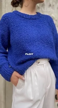 Penny Jumper by Ekaterina Morozova - Moreca Knit - Translated to Russian