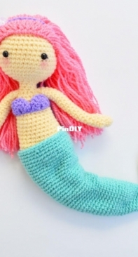 Bunnies and Yarn - Michelle Alvarez - Mindy the Mermaid Doll - Mindy a Boneca Sereia - Portuguese - Translated