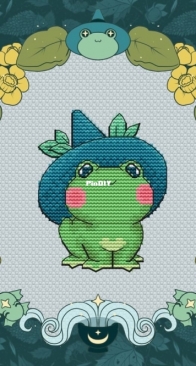 Witch Stitch - Froggy Witch by Luthien Tinuviel
