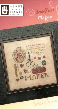 Heart In Hand Needleart - Doodles: Maker by Cecelia Turner