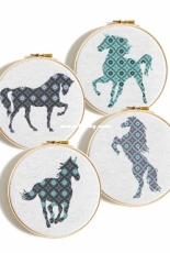 Geometric Horses by NikkiPattern
