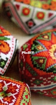 Ukrainian embroidery#75-76(3-4)-Biscornu