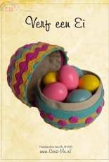 Crea Me - Carola van Groen - paint an egg - Dutch