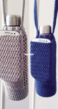 Crochet Love Melbourne - Fran Mori - Granny Square Pocket Bottle  Holder