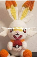 1upcrochet - Ashe - Scorbunny - Free