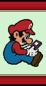 Cross Stitch Quest - Game Boy Color - Super Mario - Free