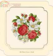 Ellen Maurer Stroh EMS-011 Roses & Lillies XSD