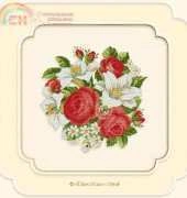 Ellen Maurer Stroh EMS-011 Roses & Lillies XSD