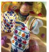 CoatsCrafts Anchor   Easter Egg Cosies by Julie Gill