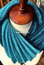 Arisaid Pleated Scarf by Laura Cunitz-Free